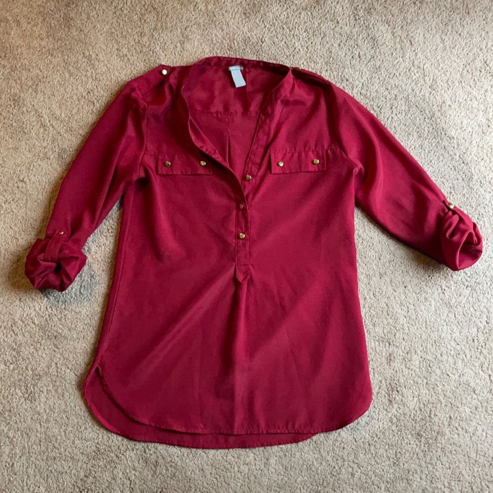 Red portofino top